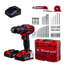 Аккумуляторная дрель-шуруповерт Einhell PXC TE-CD 18/40 Li-i +64 (2x2.0Ah) 4513992