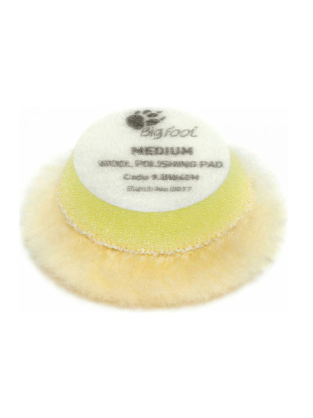 Мягкий полировальный диск из натуральной овчины (30/45 мм; Velcro; жёлтый) RUPES 9.BW40М/24