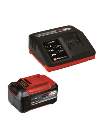 Комплект аккумулятор и зарядное устройство PXC (18 В; 5.2 Ач; Li-Ion) Fastcharger Einhell 4512114