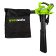 Аккумуляторный воздуходув-пылесос GREENWORKS GD40BV 24227