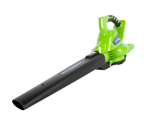Аккумуляторный воздуходув-пылесос GREENWORKS GD40BV 24227