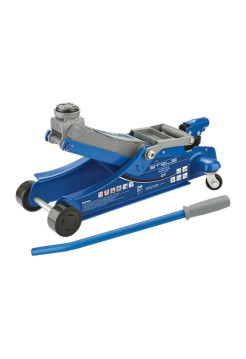 Домкрат гидравлический подкатной, поворотная рукоятка г/п 2т Low Profile STELS 51131