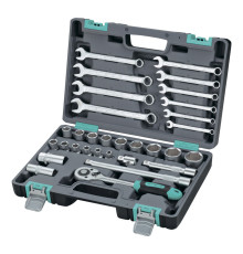 Набор инструментов, 1/2", CrV, пластиковый кейс 31 предм. STELS 14102