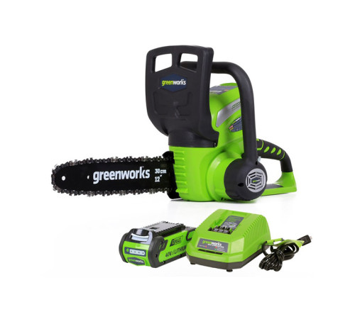 Аккумуляторная цепная пила Greenworks G40CS30 20117UA