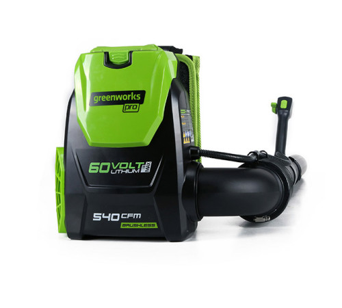 Аккумуляторный ранцевый воздуходув GREENWORKS GD60BPB 2402307