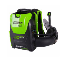 Аккумуляторный ранцевый воздуходув GREENWORKS GD60BPB 2402307