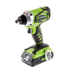 Аккумуляторный ударный бесщеточный гайковерт Greenworks G24IW
