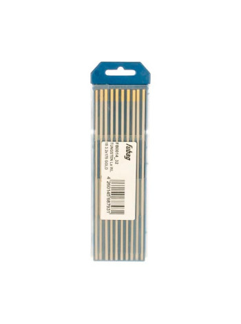 Электрод вольфрамовый WL-15 Gold (10 шт; 3.2x175 мм) для аргонодуговой сварки Fubag FB0014_32