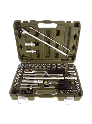 Набор инструмента ДТ/4, 62 предмета, 1/2, 1/4 дюйма, Дело Техники 620762