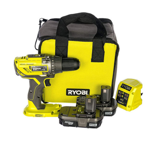 Компактная дрель-шуруповерт Ryobi ONE+ R18DD3-213S 5133003352