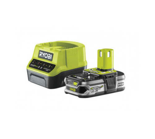 Набор Ryobi ONE+ RC18120-115 5133003357 аккумулятор (18 В; 1.5 А*ч; Li-Ion) и зарядное устройство RC18120