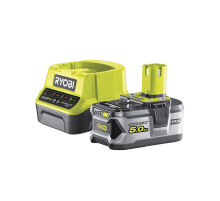 Набор Ryobi ONE+ RC18120-150 5133003366 аккумулятор (18 В; 5.0 А*ч; Li-Ion) и зарядное устройство RC18120