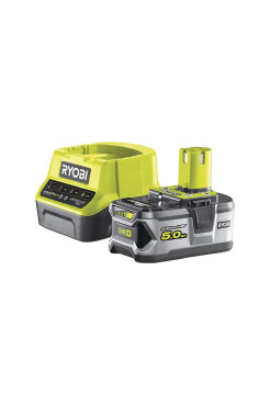 Набор Ryobi ONE+ RC18120-150 5133003366 аккумулятор (18 В; 5.0 А*ч; Li-Ion) и зарядное устройство RC18120