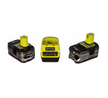 Набор Ryobi ONE+ RC18120-240 5133003363 аккумулятор (18 В; 4.0 А*ч; Li-Ion) 2 шт. и зарядное устройство RC18120