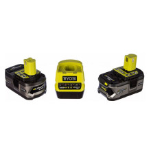 Набор Ryobi ONE+ RC18120-240 5133003363 аккумулятор (18 В; 4.0 А*ч; Li-Ion) 2 шт. и зарядное устройство RC18120