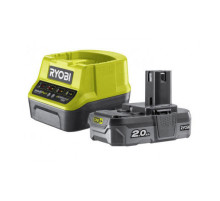 Набор Ryobi ONE+ RC18120-120 5133003368 аккумулятор (18 В; 2.0 А*ч; Li-Ion) и зарядное устройство RC18120