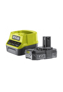 Набор Ryobi ONE+ RC18120-120 5133003368 аккумулятор (18 В; 2.0 А*ч; Li-Ion) и зарядное устройство RC18120