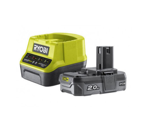 Набор Ryobi ONE+ RC18120-120 5133003368 аккумулятор (18 В; 2.0 А*ч; Li-Ion) и зарядное устройство RC18120