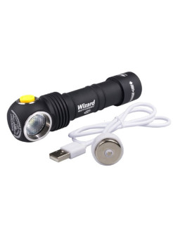 Фонарь Armytek Wizard v3 Magnet USB+18650 XP-L (теплый свет)