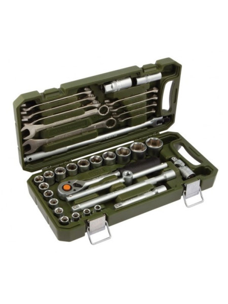 Набор головок с комбинированными ключами, 35 предметов, 1/2 дюйма, Дело техники 620735