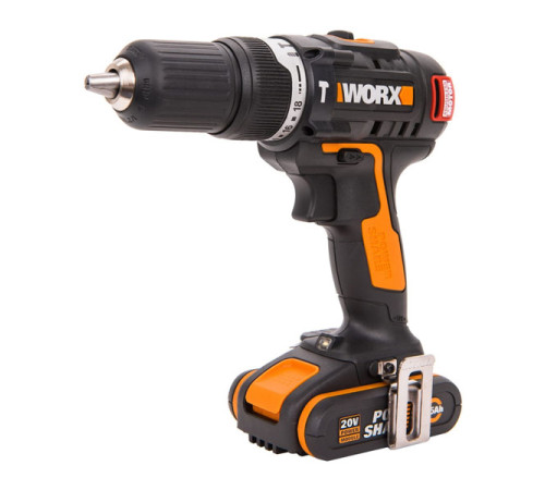 Аккумуляторная бесщеточная ударная дрель-шуруповерт WORX WX367