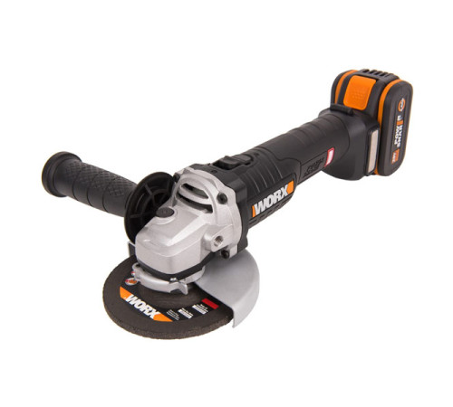 Аккумуляторная угловая шлифмашина WORX WX812