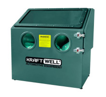 Пескоструйная настольная камера KraftWell боковая загрузка, 110 л KRW-SB110