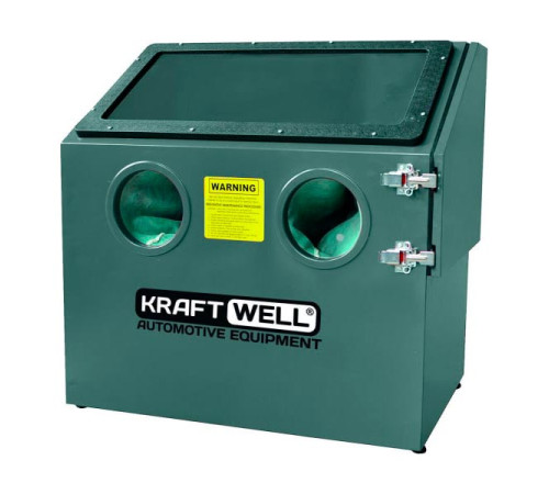 Пескоструйная настольная камера KraftWell боковая загрузка, 110 л KRW-SB110