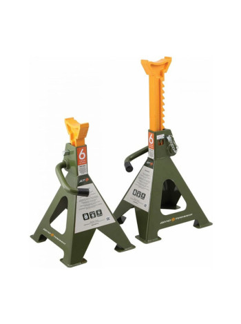 Страховочные подставки с зубчатым механизмом Дело Техники 6 т, 382-600 мм, 2 шт. 900306