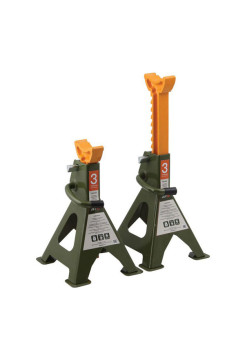 Страховочные подставки с зубчатым механизмом Дело Техники 3 т, 276-420 мм, 2 шт. 900303