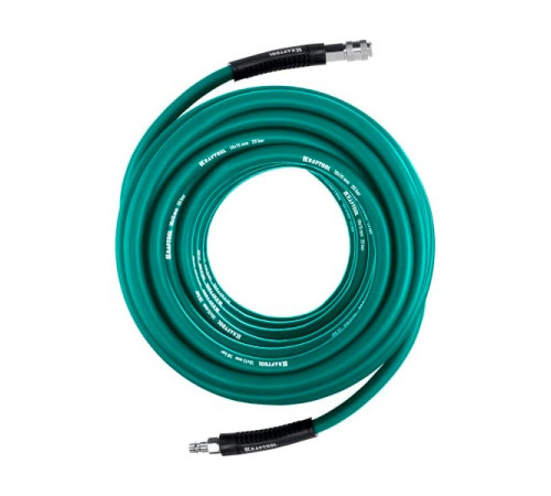 Воздушный шланг с фитингами рапид KRAFTOOL 20 м, 10x15 мм, 20 бар 06588-20