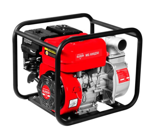 Мотопомпа бензиновая Elitech МБ 600 Д 50 (E0105.001.00) 205517