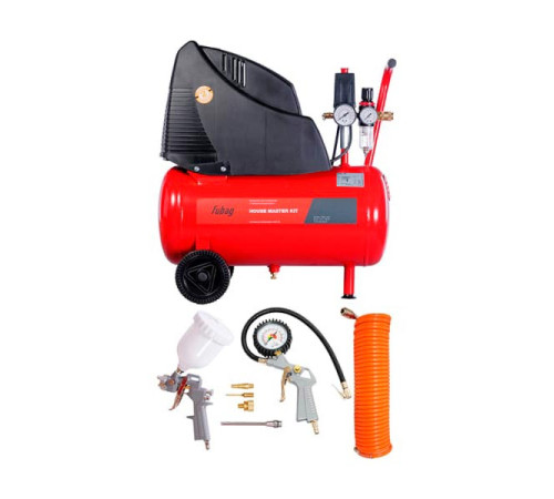 Компрессор Fubag HOUSE MASTER KIT + 5 OL 195/24 + 5 предметов 646029