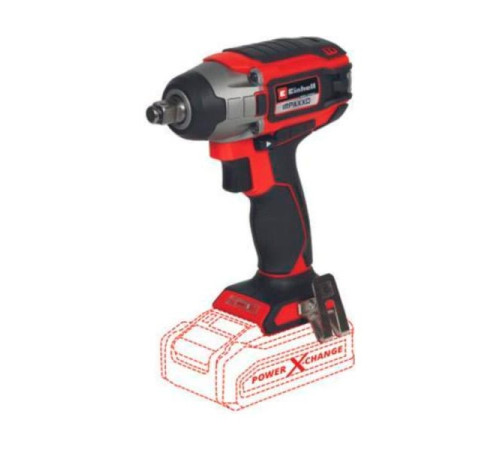 Гайковерт ударный аккумуляторный Einhell PXC Impaxxo 18/230, 18В, BL, 230Нм, 1/2, без АКК и ЗУ 4510080