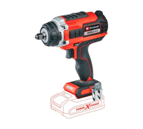 Гайковерт ударный аккумуляторный Einhell PXC Impaxxo 18/400, 18В, BL, 400Нм, 1/2,3 головки, без АКК и ЗУ 4510070