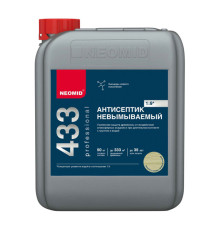 Невымываемый антисептик усиленный, концентрат NEOMID 433 5 кг Н-433-5/к1:9