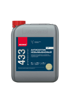 Невымываемый антисептик усиленный, концентрат NEOMID 433 5 кг Н-433-5/к1:9