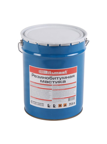 Резинобитумная мастика, 21.5 л Bitumast 4607952900127