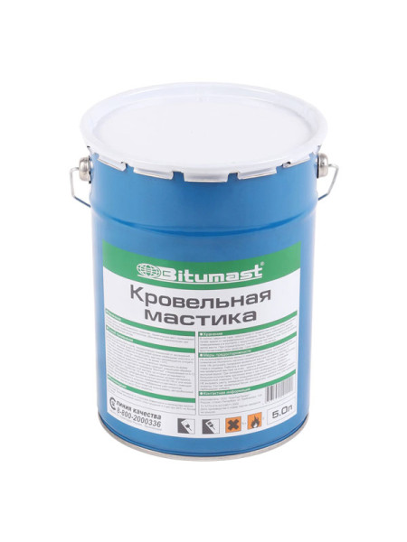 Кровельная мастика, 21.5 л Bitumast 4607952900066