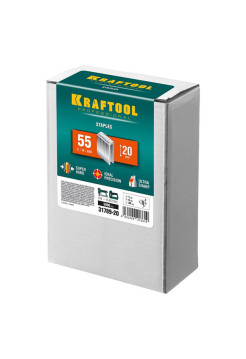 Закаленные скобы для степлера Kraftool тип 55 15 мм 5000шт 31789-15