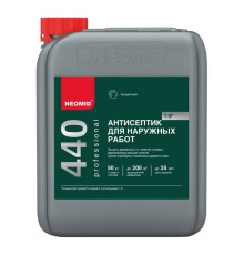Деревозащитный состав для наружных работ NEOMID 440 eco 5 л Н-440Е-5/к1:9