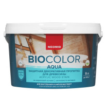 Пропитка NEOMID BIO COLOR aqua NEW 2014 белый /9л/ Н -AQUA-9/бел