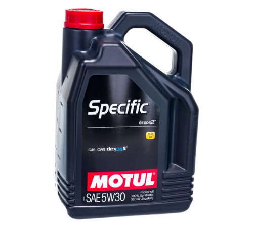 Синтетическое масло SPECIFIC DEXOS2 SAE 5W30 5л MOTUL 102643