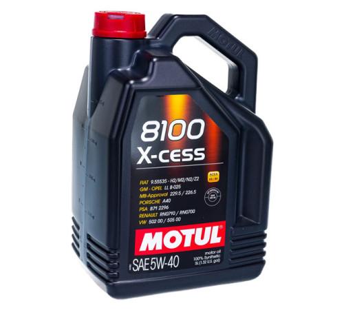 Синтетическое масло 8100 X-cess 5W40 5 л MOTUL 102870