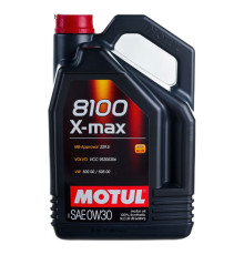 Синтетическое масло 8100 X-max SAE 0W30 5л MOTUL 106571