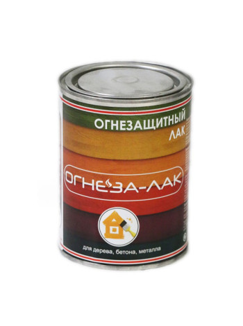 Огнезащитный акриловый лак для древесины и материалов из неё ОГНЕЗА-ЛАК-ОД глянцевый 105056