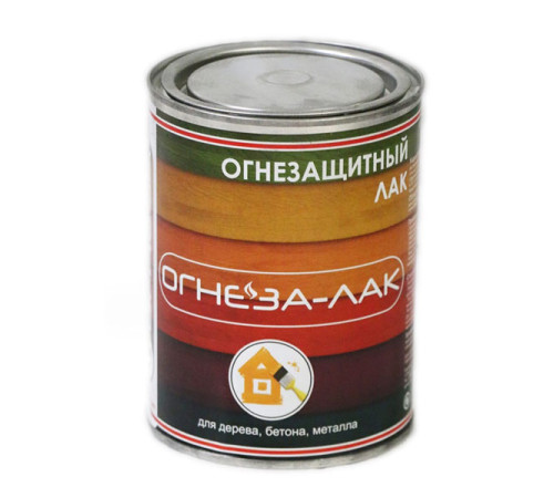 Огнезащитный акриловый лак для древесины и материалов из неё ОГНЕЗА-ЛАК-ОД глянцевый 105056