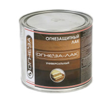 Универсальный огнезащитный лак ОГНЕЗА-ЛАК матовый, бесцветный, ведро 2.4 л 1.8 кг 105066