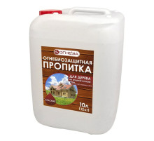 Огнезащитная водорастворимая пропитка ОГНЕЗА-ПО-Д с колером, с биозащитными добавками 105093