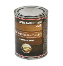 Универсальный огнезащитный лак ОГНЕЗА-ЛАК матовый, бесцветный, ведро 1 л 0.8 кг 105065